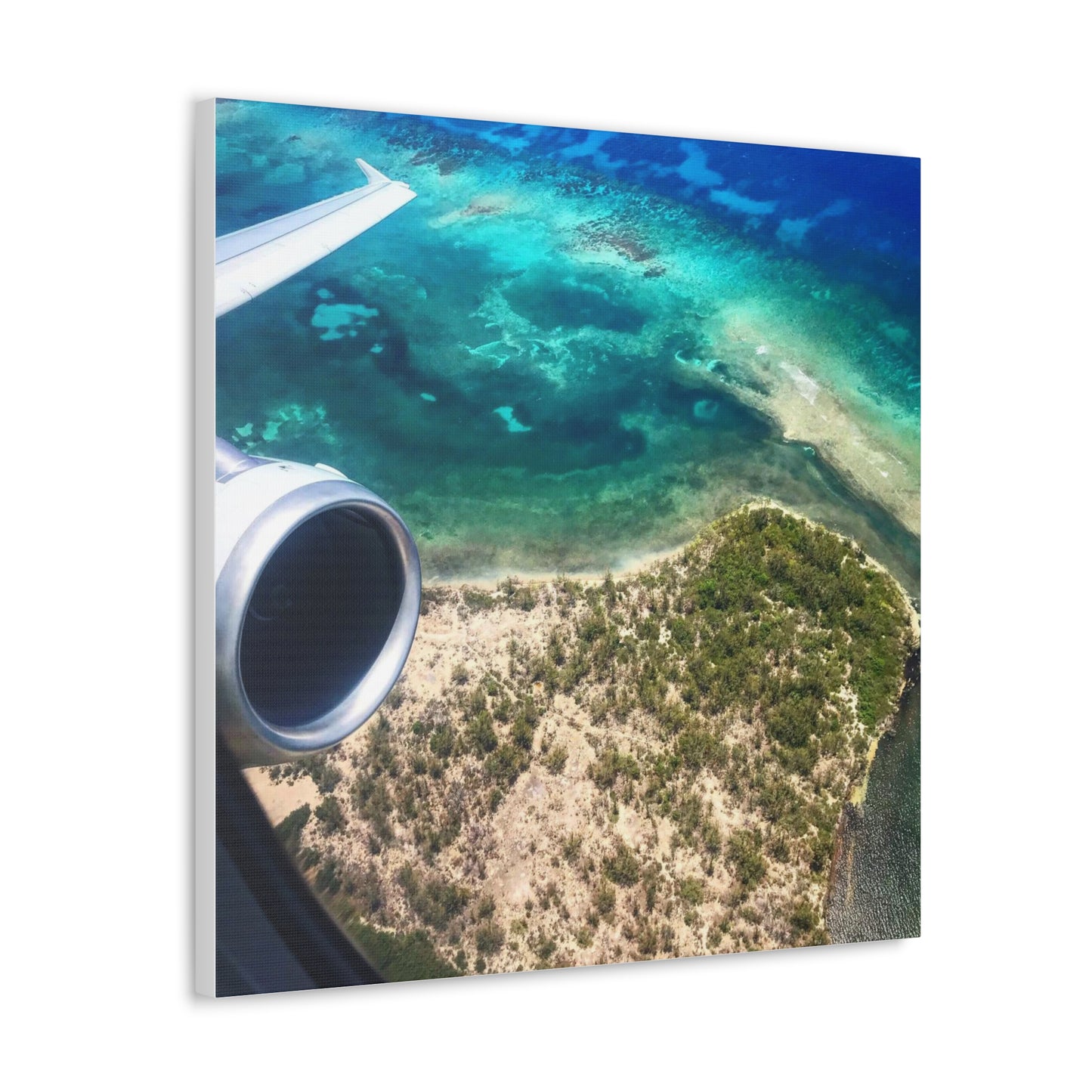 Takeoff from Montego Bay Canvas Gallery Wraps